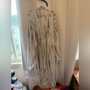 Tie-Dye Kimono Cardigan